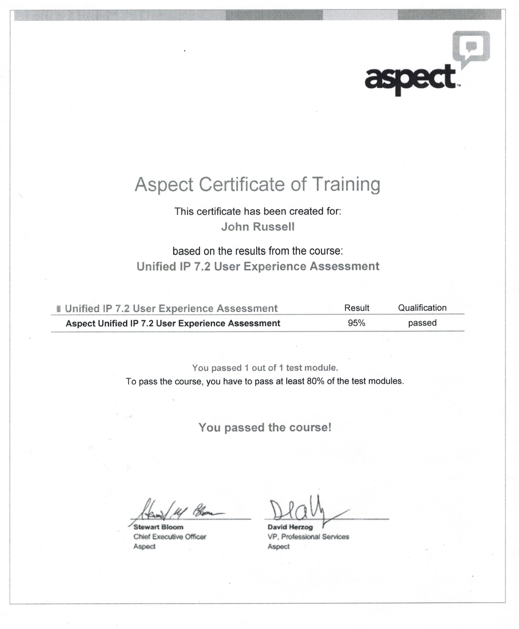 Certificate image